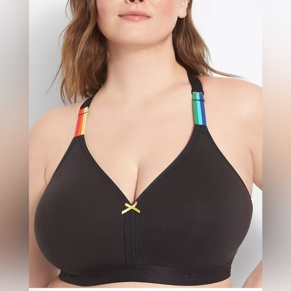 Cacique Lightly Lined No Wire Rainbow Bra - Picture 2 of 8